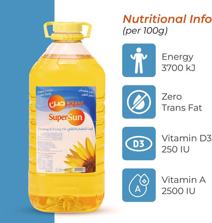 Supersun Cooking & Frying Oil, 4l