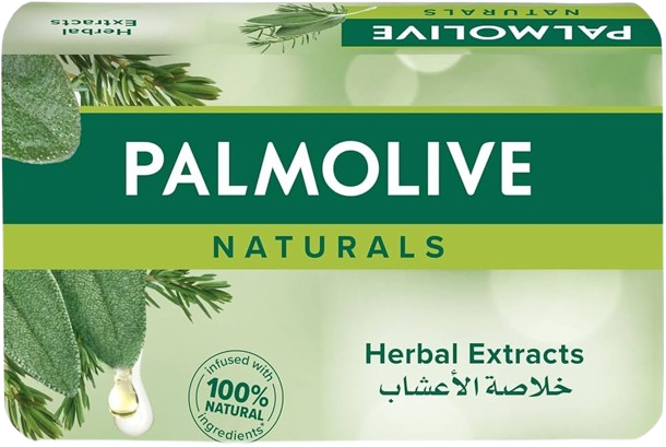 Palmolive Natural Soap Bar Herbal Extract 5+1 Free 170 g