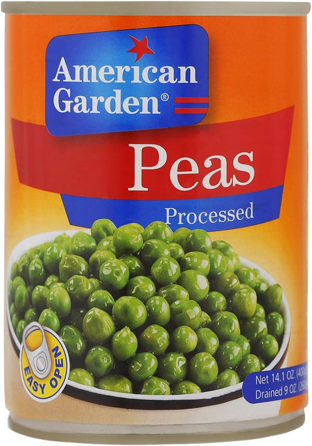 American Garden Processed Peas (Easy Open Lids), 400g