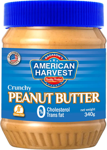 American Harvest Crunchy Peanut Butter, 340g