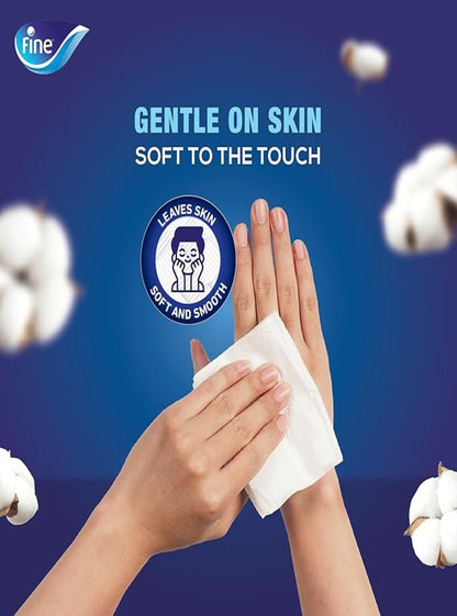 Fine Facial Tissues, 5x120 Sheets