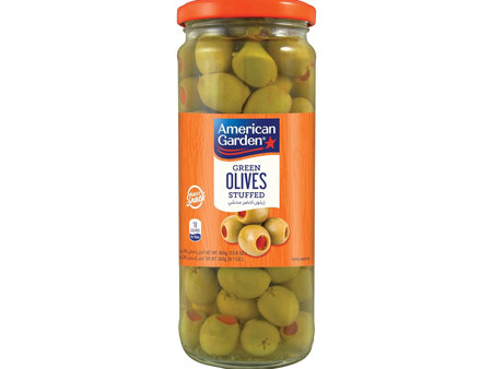 American Garden Stuffed Green Olives, 450g