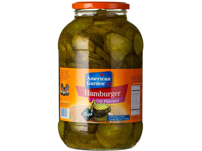 American Garden Dill Flavored Hamburger Pickles Chips, 1.93kg
