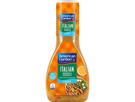 American Garden Italian Dressing & Marinade Lite, Gluten-Free, Dairy-Free, 267ml
