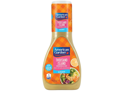 American Garden Lite Thousand Island Dressing & Dip, Gluten Free, Dairy-Free, 267ml