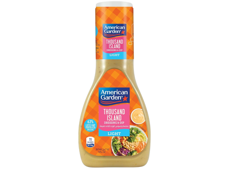 American Garden Lite Thousand Island Dressing & Dip, Gluten Free, Dairy-Free, 267ml