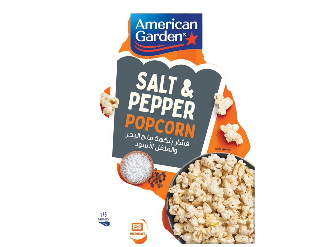 American Garden Microwave Extra Butter Popcorn, 273g