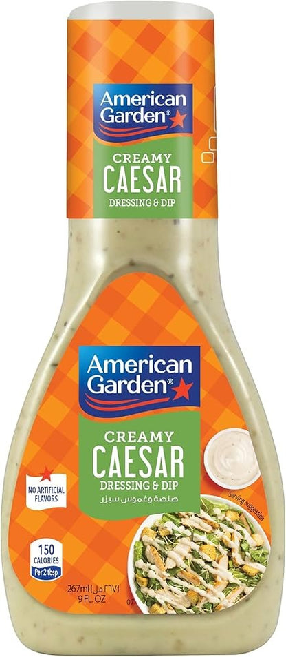 American Garden Creamy Caesar Dressing & Dip, 267ml