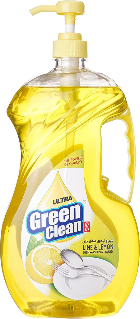 Al Emlaq Green Clean Multipurpose and Disinfectant with Lemon Fragrance, 1.9L