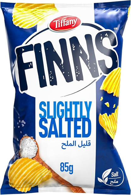 Tiffany Finns Crinkled Potato Chips Salt, 85g