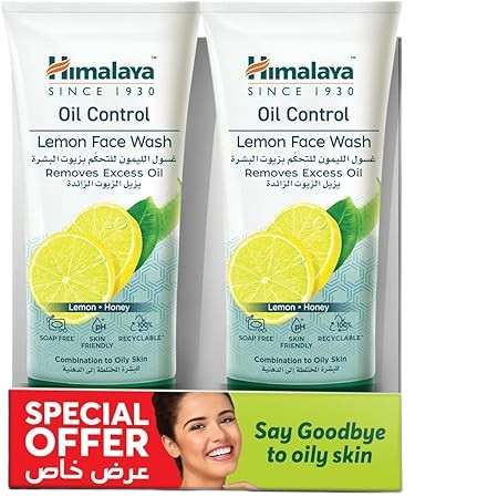 Himalaya Lemon & Honey Oil Control Face Wash, 150ml