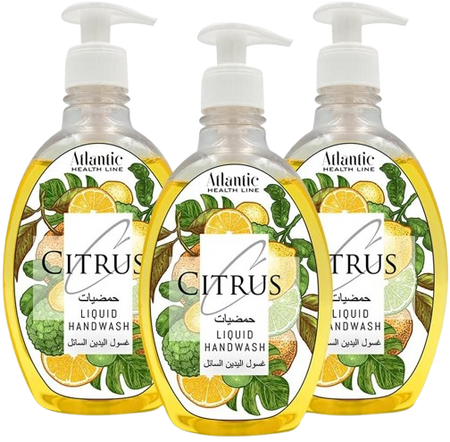 Atlantic Plain Mix Hand Wash, 3x500ml