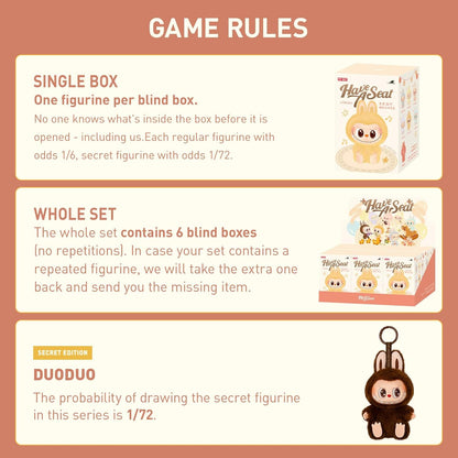 Labubu - Have a Seat Vinyl Plush