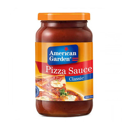 American Garden Pizza Sauce Classic Glass Jar, Gluten-Free, Dairy-Free, 397g