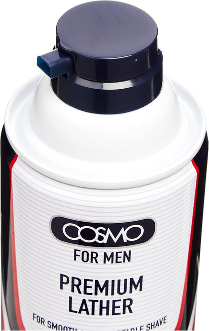 Cosmo For Men Premium Lather Sensitive Shaving Foam 400Ml