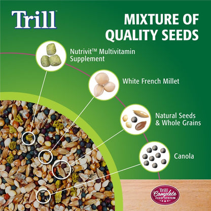 Trill Canary Seed Mix Bird Food, 500g