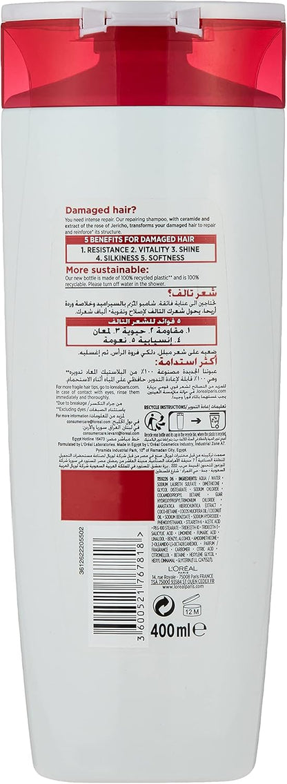 L'Oreal Paris Elvive Total Repair 5 Shampoo, 2x400ml