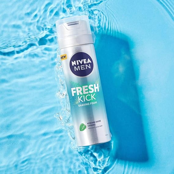 Nivea Men Fresh Kick Shaving Gel, 200ml
