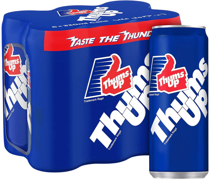 Thums Up Soft Drink Can, 330ml