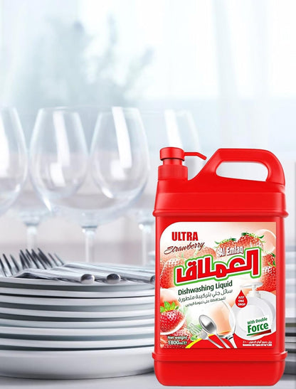 Al Emlaq Strawberry Dish Washing, 1800ml