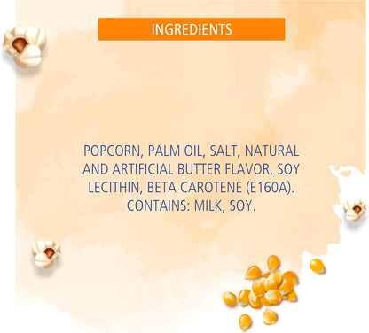American Garden Microwave Natural Lite Popcorn, Gluten Free, 240g