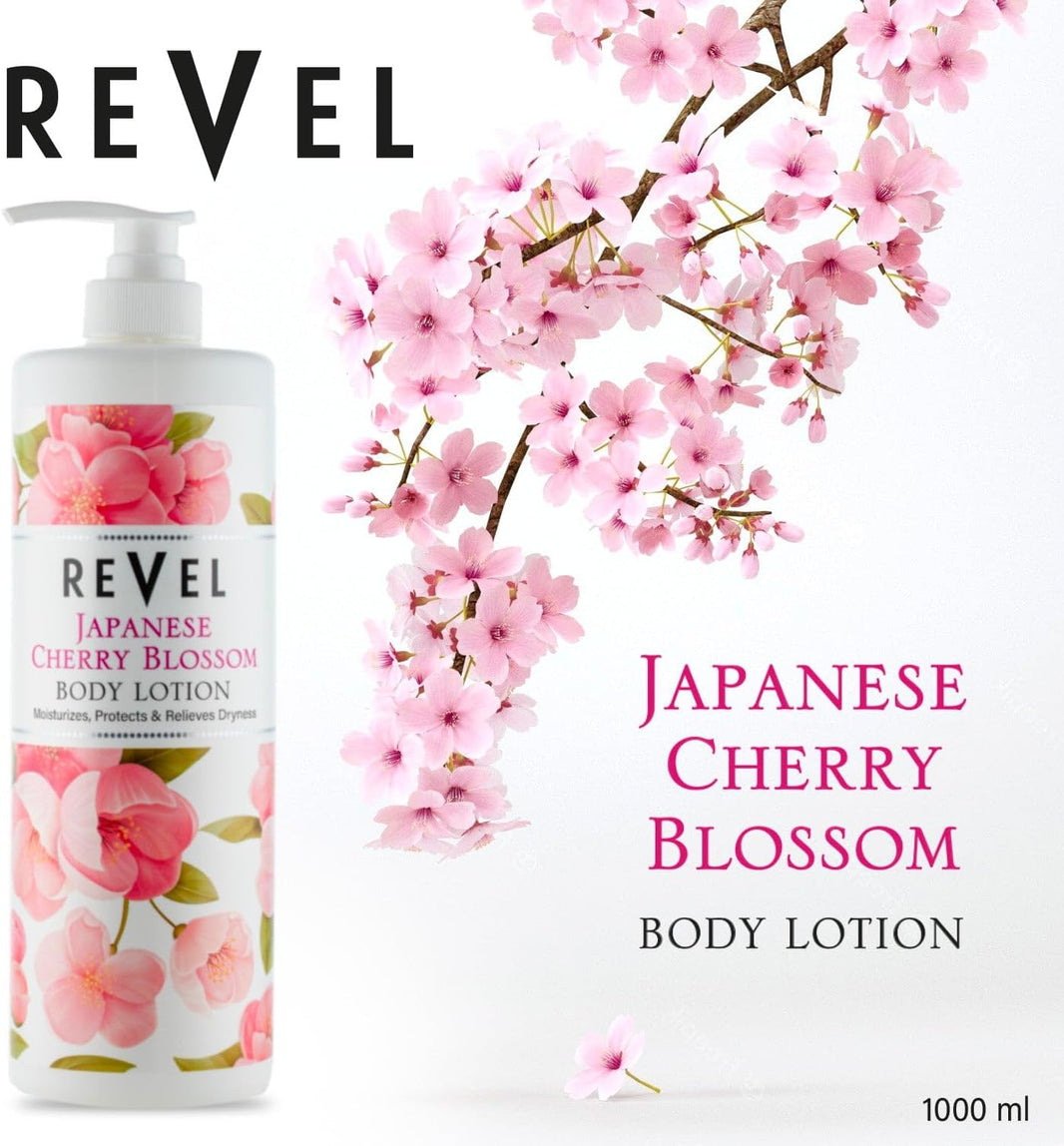 REVEL JAPANESE CHERRY BLOSSOM BODYLTN 1000ML