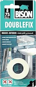 Bison Double Fix Tape Double-Sided Adhesive Tape