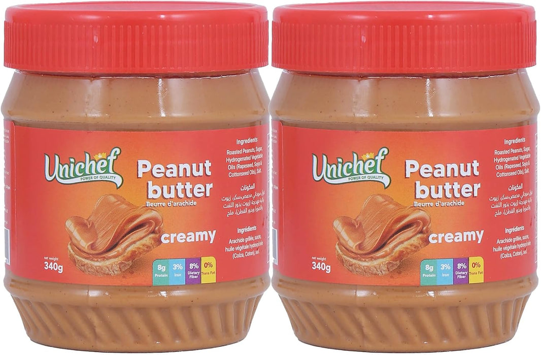 Unichef Peanut Butter Creamy, 340g