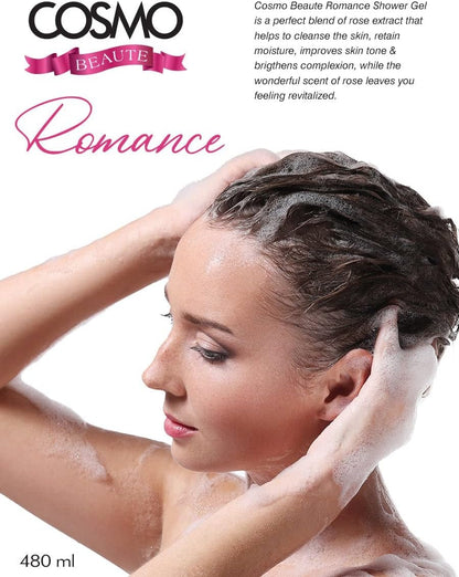 Cosmo Beaute Romance Temptation Perfumed Shower Gel, 1L