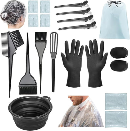 Hair Dye Kit, 21 Pieces