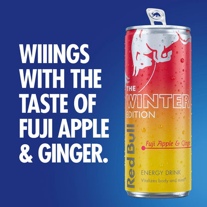 Red Bull Fuji Apple & Ginger Energy Drink, 250ml