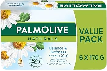 Palmolive Naturals Bar Soap Balanced and Mild with Chamomile and Vitamin E 170g
