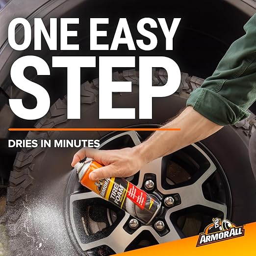 ArmorAll Tire Foam Protectant - 600ml – Instant Shine and Long Lasting Tire Protection