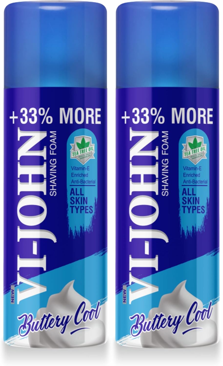Vi-John Antibacterial Shaving Foam for All Skin Types