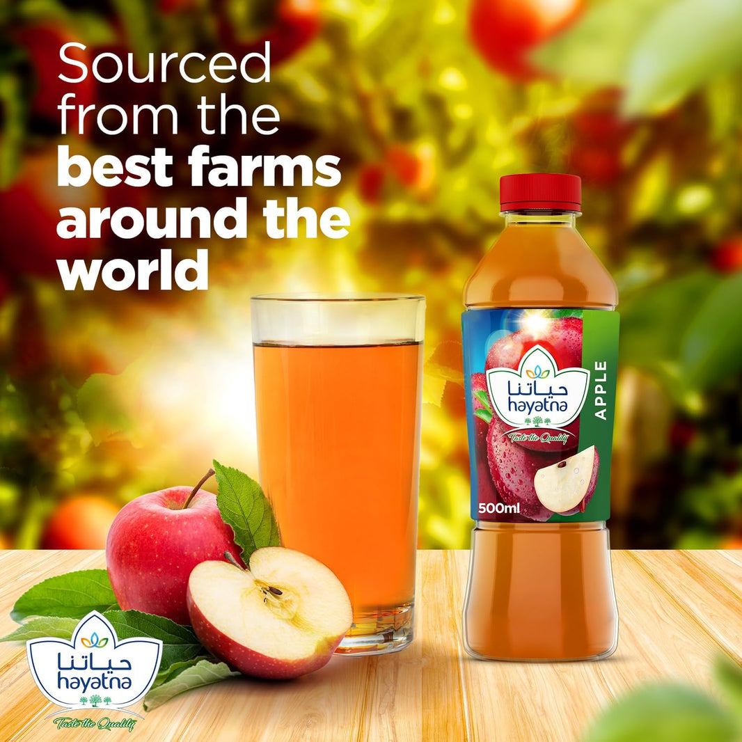 Hayatna Apple Juice, UAE, 500ml