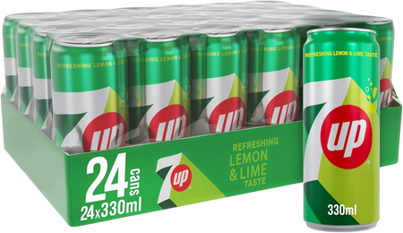 7UP Soft Drink Can, 330ml