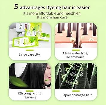 APPLE HAIR COLOUR SHAMPOO 2x500ml