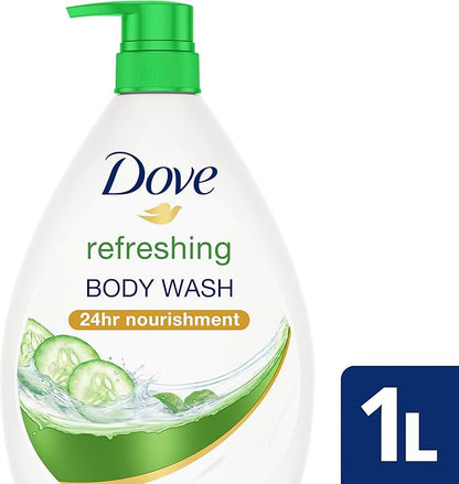 Dove Fresh Touch Go Fresh Cucumber & Green Tea Body Wash, 1000ml
