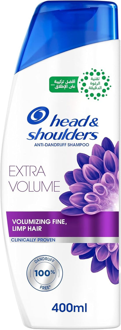 Head & Shoulders Extra Volume Shampoo, 400ml