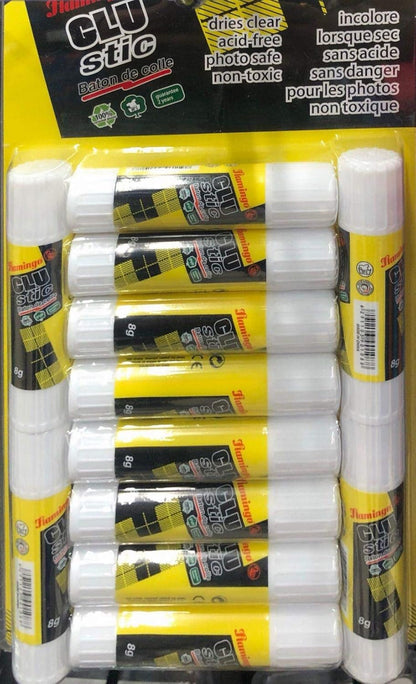 Flamingo Glue Stick, 12x8gm