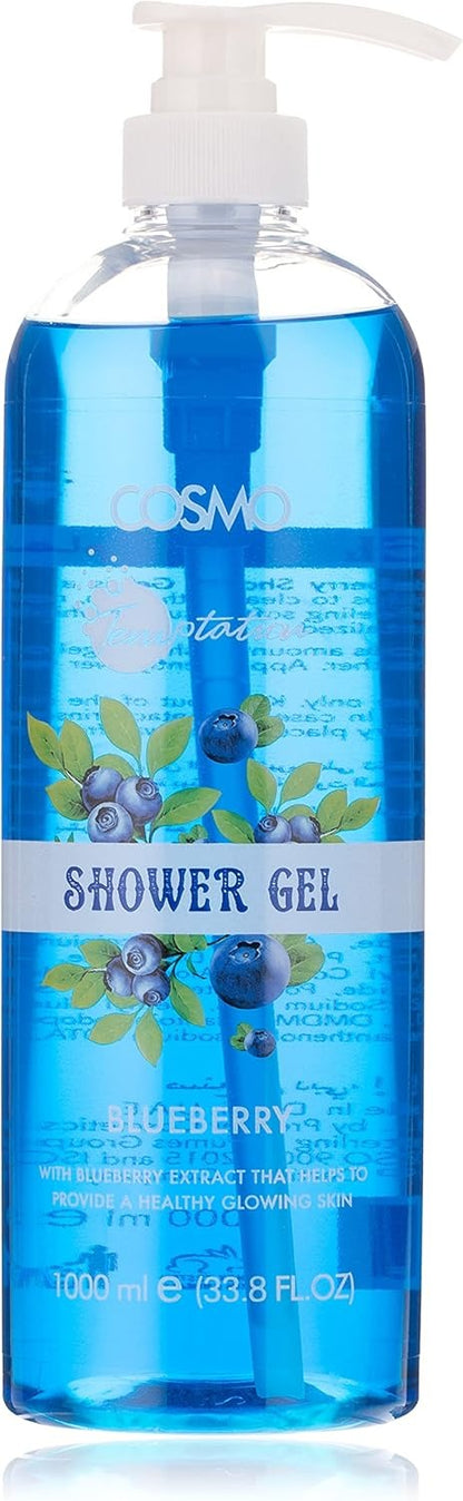 Cosmo Temptation Shower Gel Bluberry, 1000ml