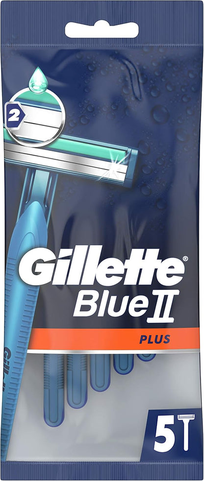 Gillette Ii Disp Razor Pouch 5Pcs Pkt