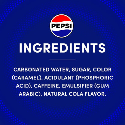 Pepsi Cola Soft Drink Glass Bottle, 250ml