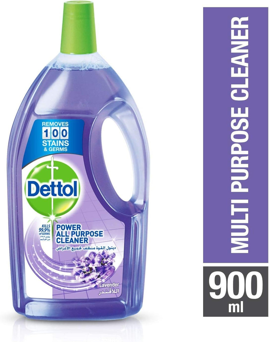 Dettol Antibacterial Lavender Power Floor Cleaner, 900ml