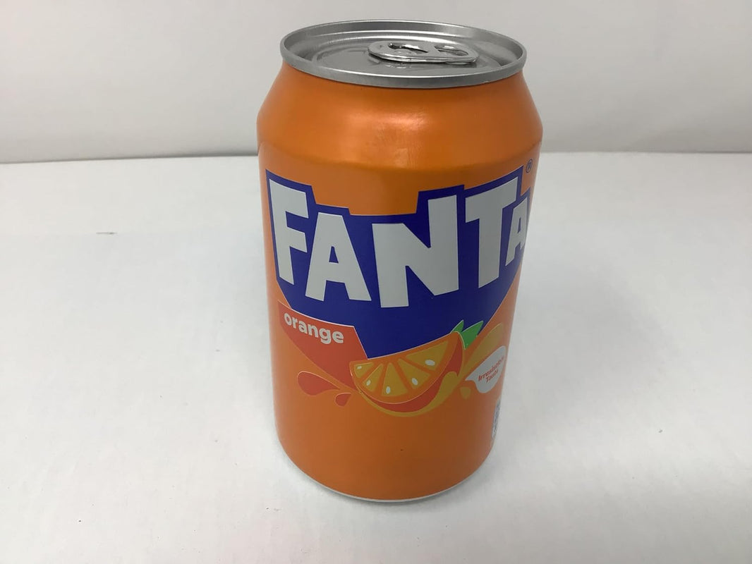 Fanta Orange Soft Drink Can, 330ml