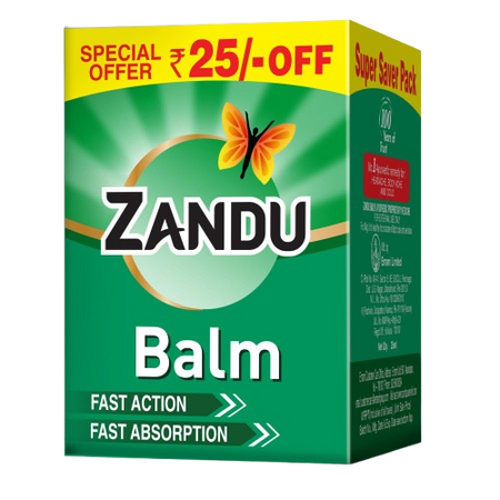 Zandu Balm Herbal Preparation 25 ml