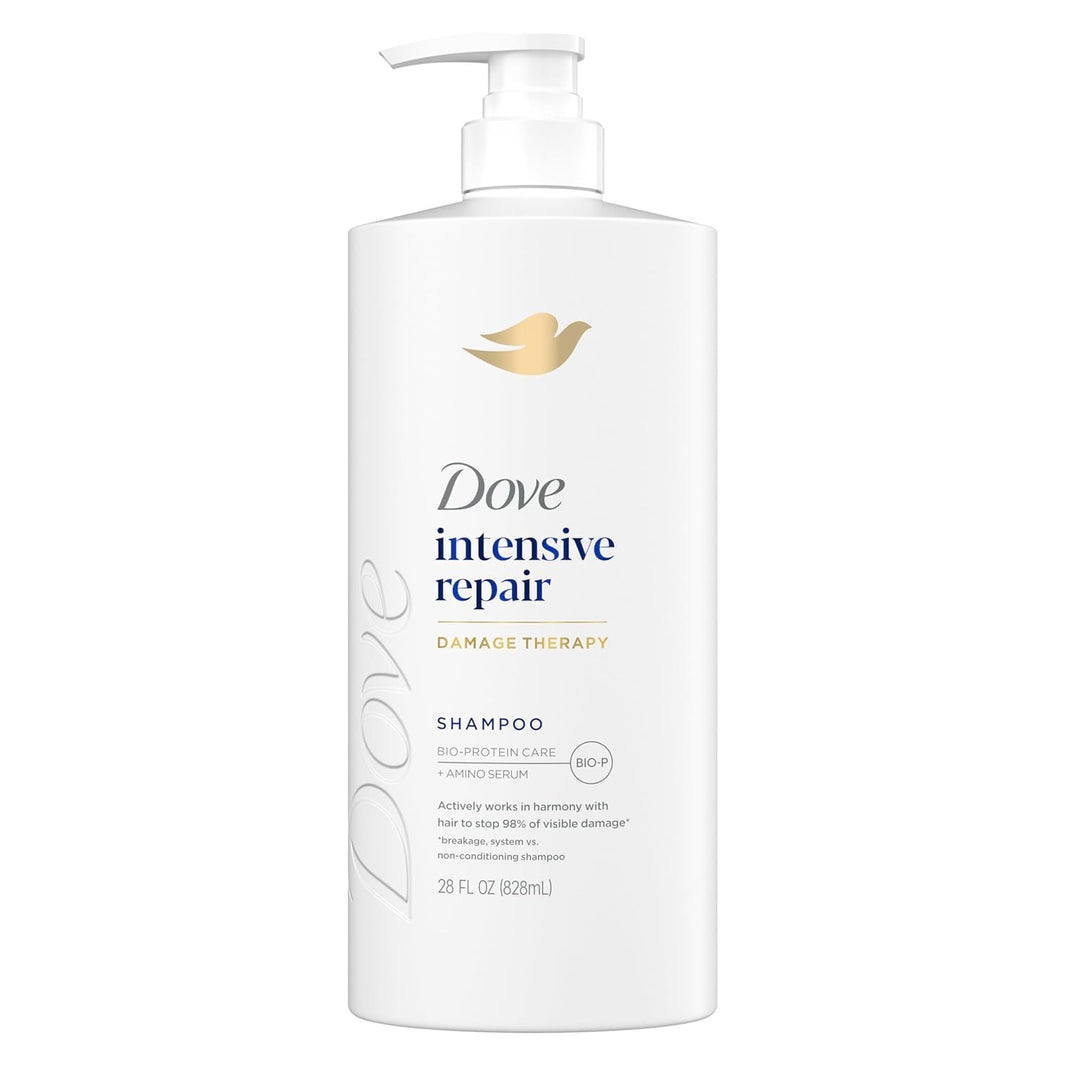 Dove Intensive Repair Shampoo with Fiber Actives for Damaged Hair, 200ml