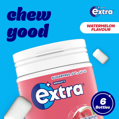 Extra Gum Watermelon Bottle, 84g
