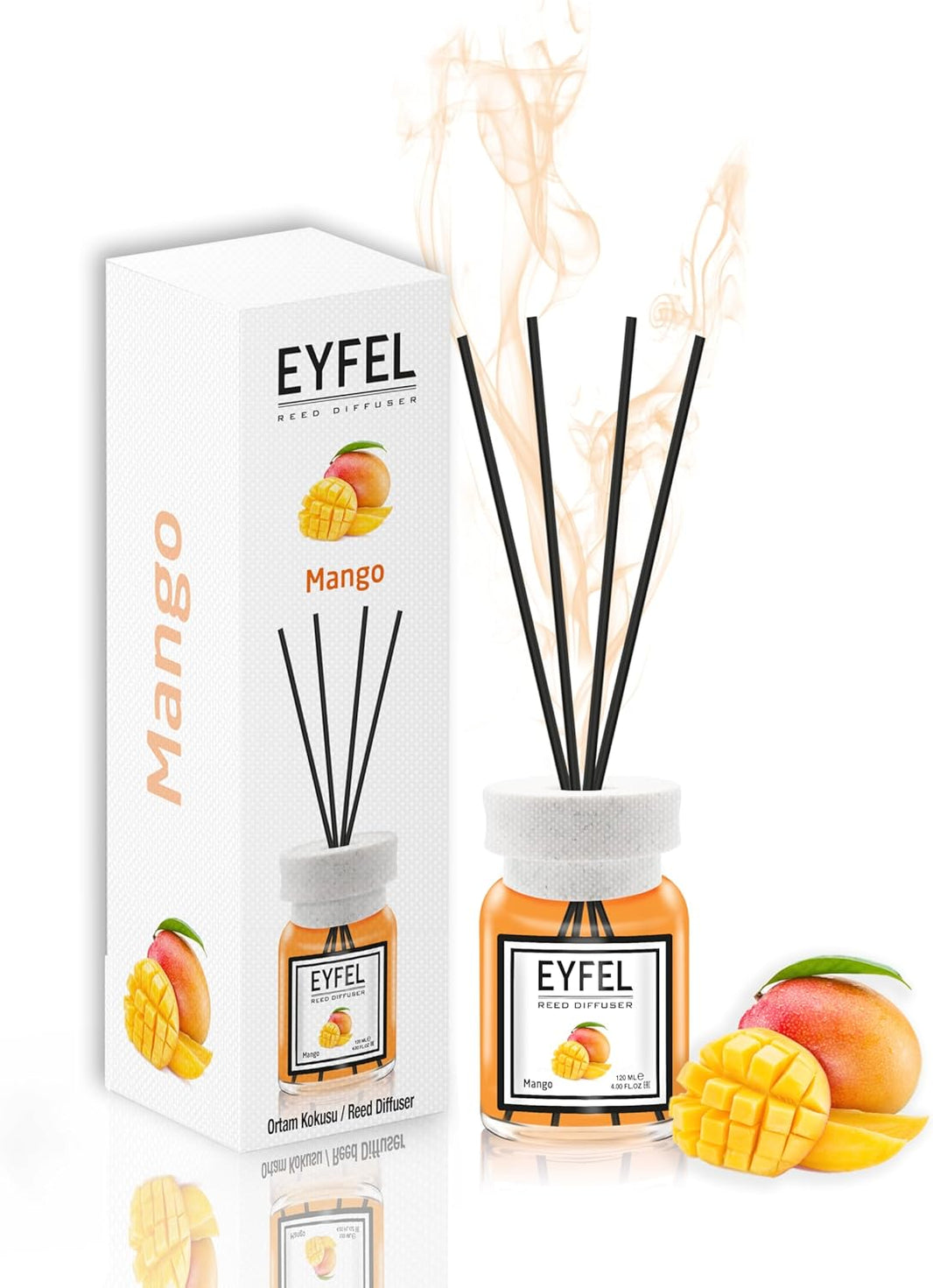 Eyfel Mango Fragrance Reed Diffuser, 120ml