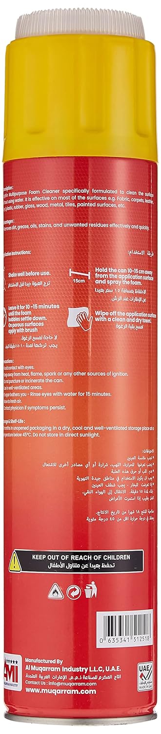 Tidy & Shiny Multi Purpose Foam Cleaner 650 ml